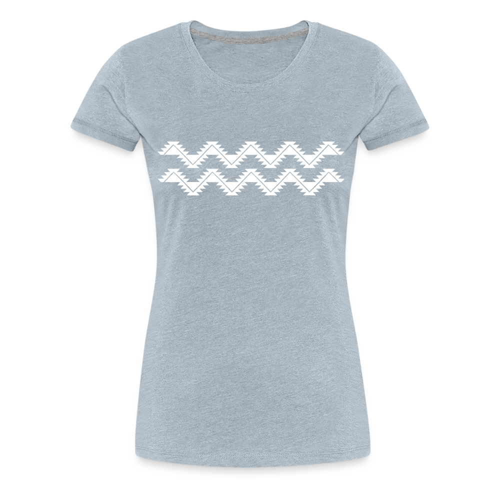 Swallowtail Women’s Premium T-Shirt - heather ice blue