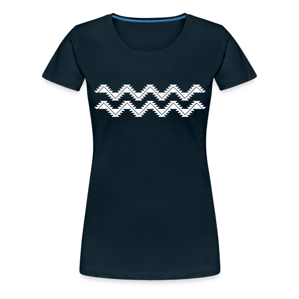Swallowtail Women’s Premium T-Shirt - deep navy
