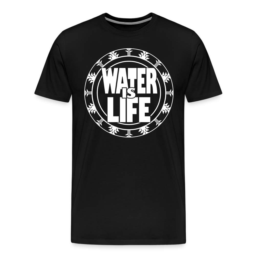 Water Is Life Men's Premium T-Shirt - black
