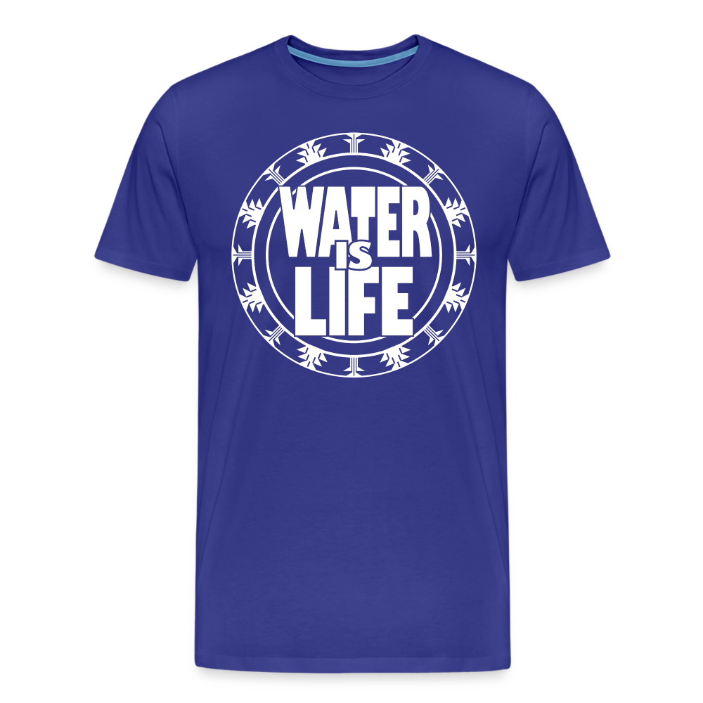 Water Is Life Men's Premium T-Shirt - royal blue