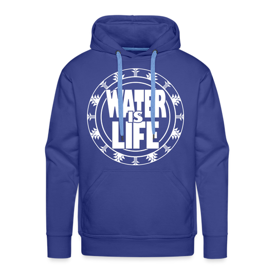 Water Is Life Men’s Premium Hoodie - royal blue