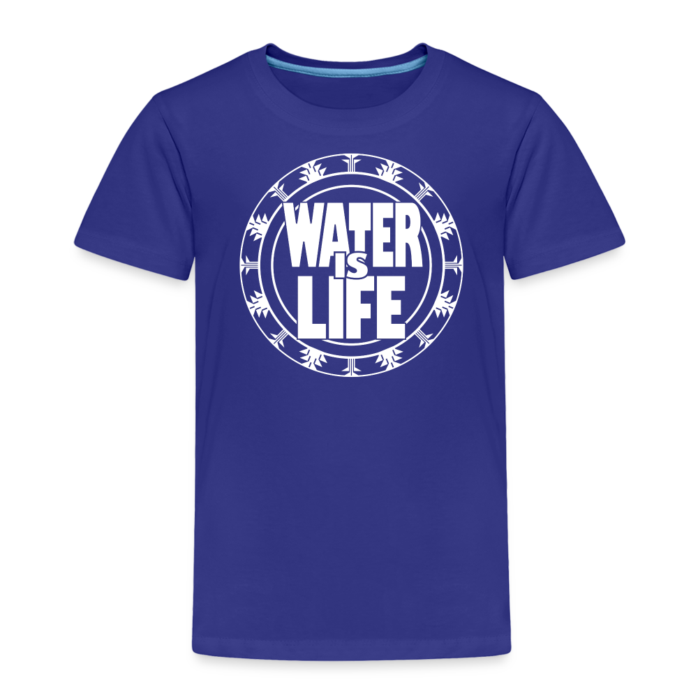 Water Is Life Toddler Premium T-Shirt - royal blue