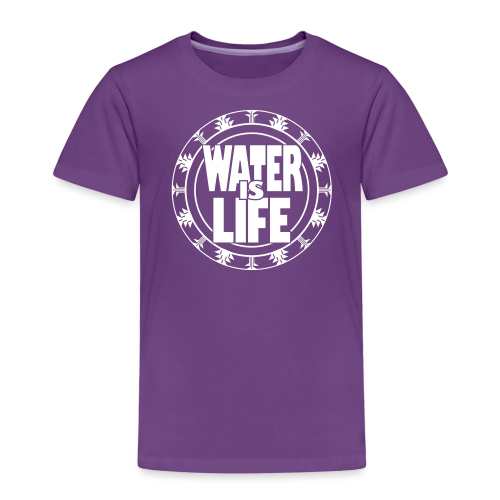Water Is Life Toddler Premium T-Shirt - purple