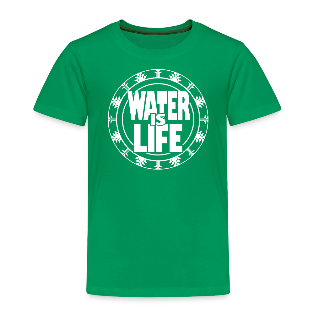 Water Is Life Toddler Premium T-Shirt - kelly green