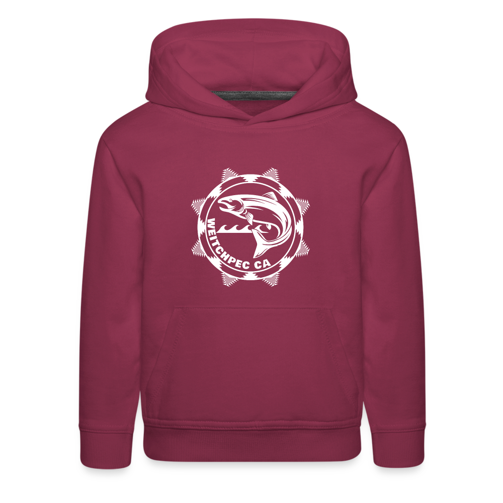 Weitchpec Kids‘ Premium Hoodie - burgundy