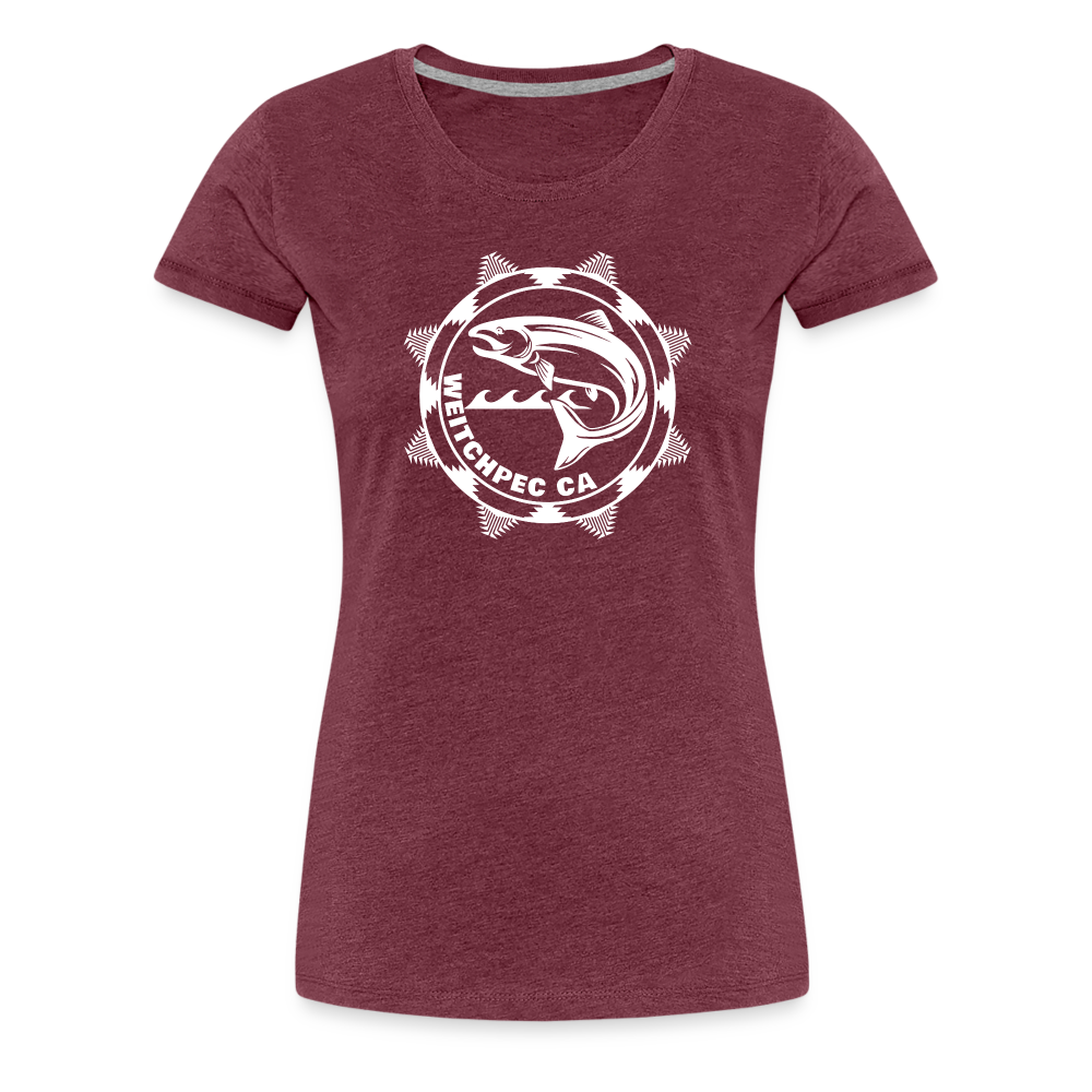 Weitchpec Women’s Premium T-Shirt - heather burgundy