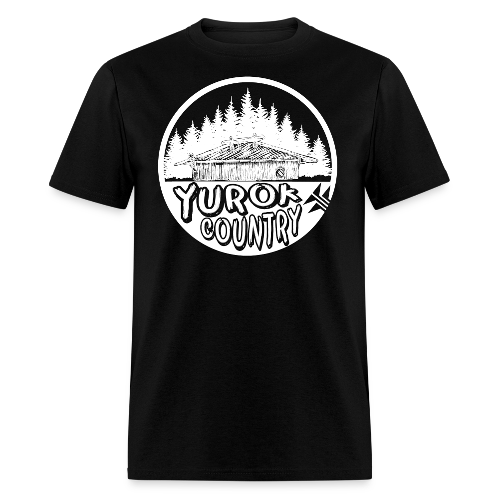 Yurok Country Plank House Classic T-Shirt - black