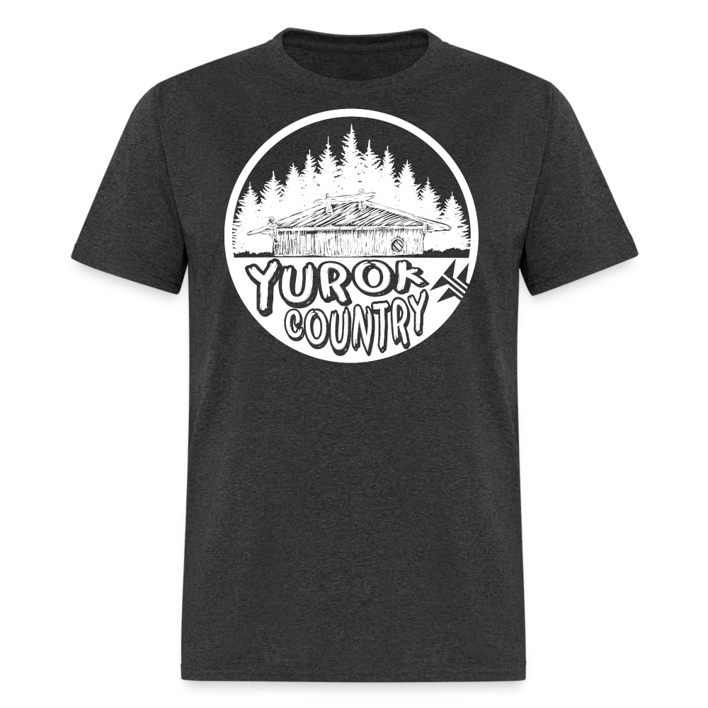 Yurok Country Plank House Classic T-Shirt - heather black