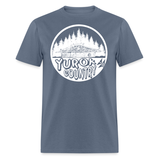 Yurok Country Plank House Classic T-Shirt - denim
