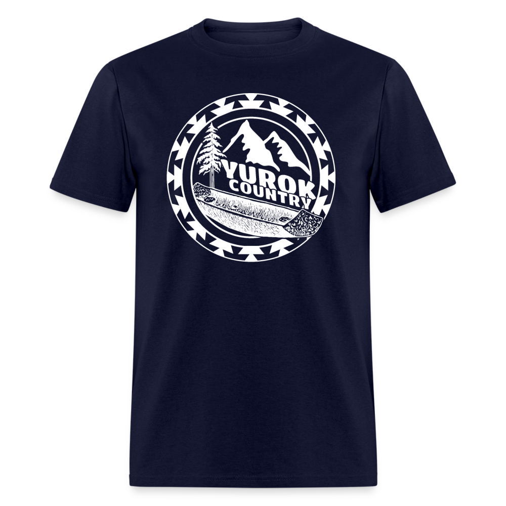 Yurok Country Canoe Unisex Classic T-Shirt - navy