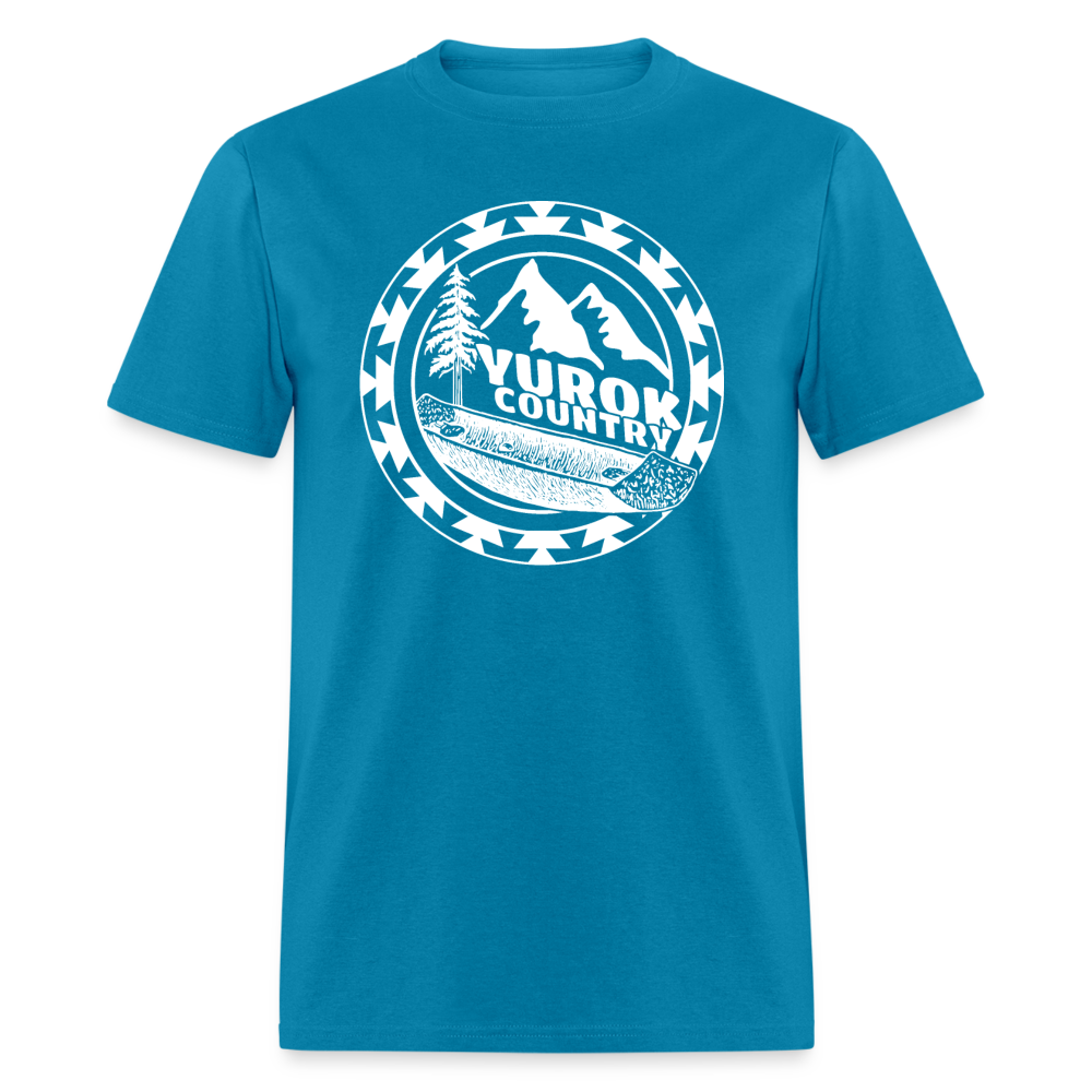 Yurok Country Canoe Unisex Classic T-Shirt - turquoise