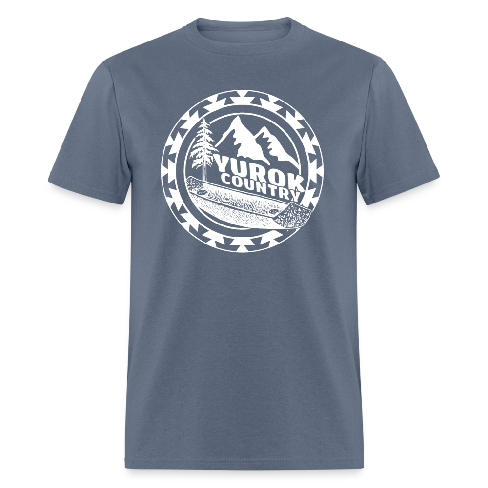 Yurok Country Canoe Unisex Classic T-Shirt - denim
