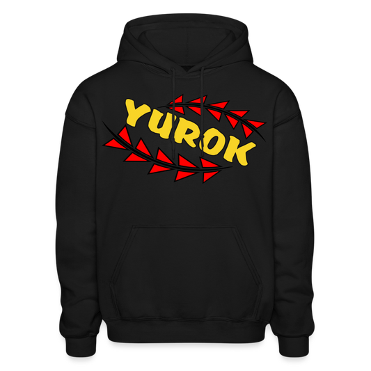 Yurok Gildan Heavy Blend Adult Hoodie - black