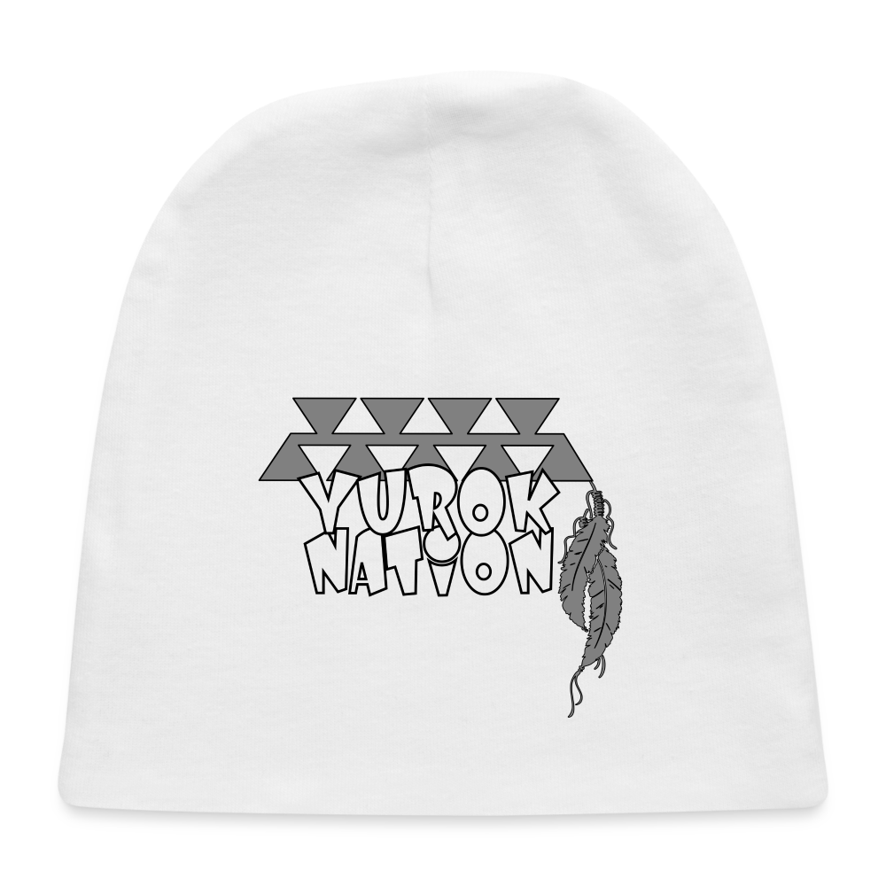 Yurok Nation LR Baby Cap - white