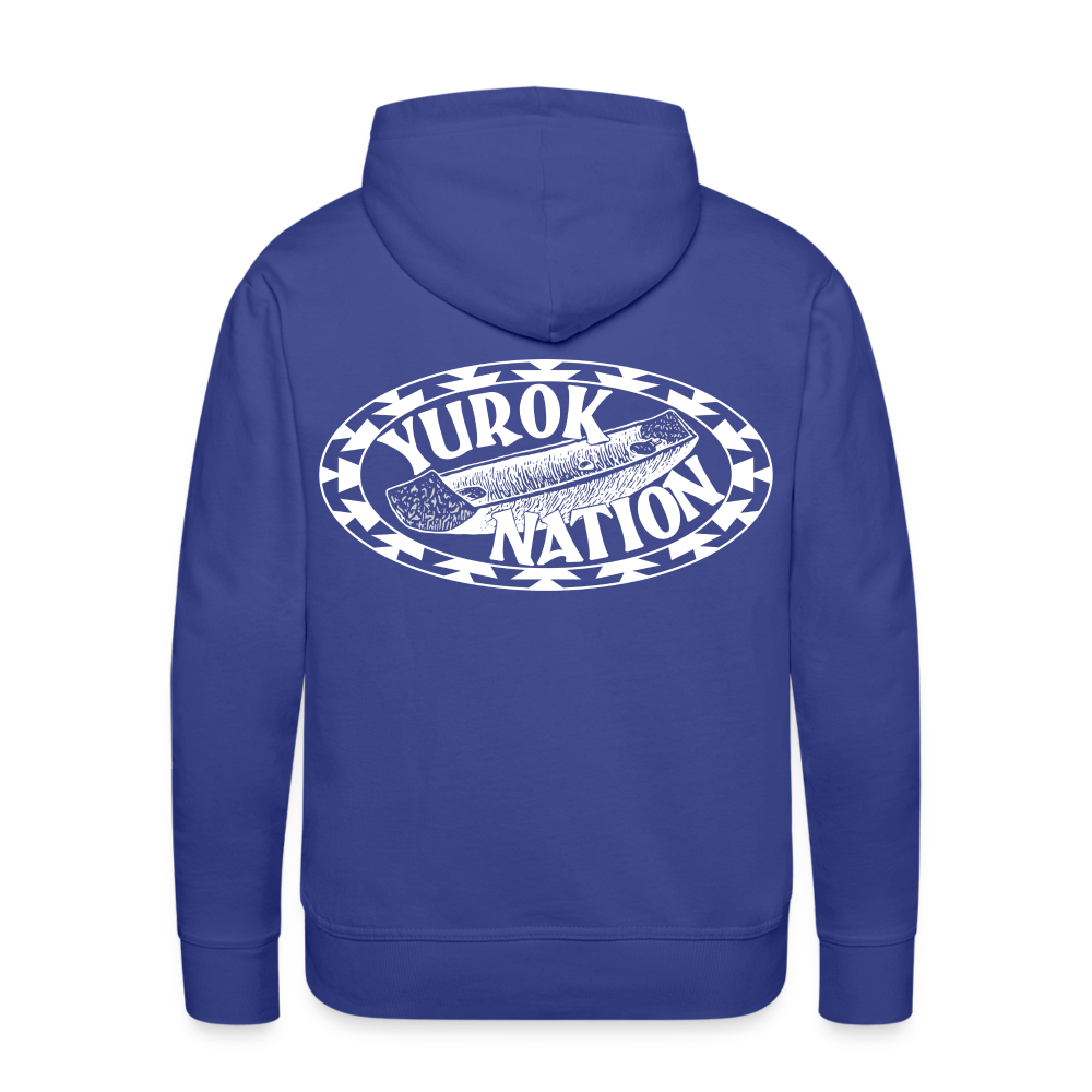 Yurok Nation Canoe Men’s Premium Hoodie - royal blue