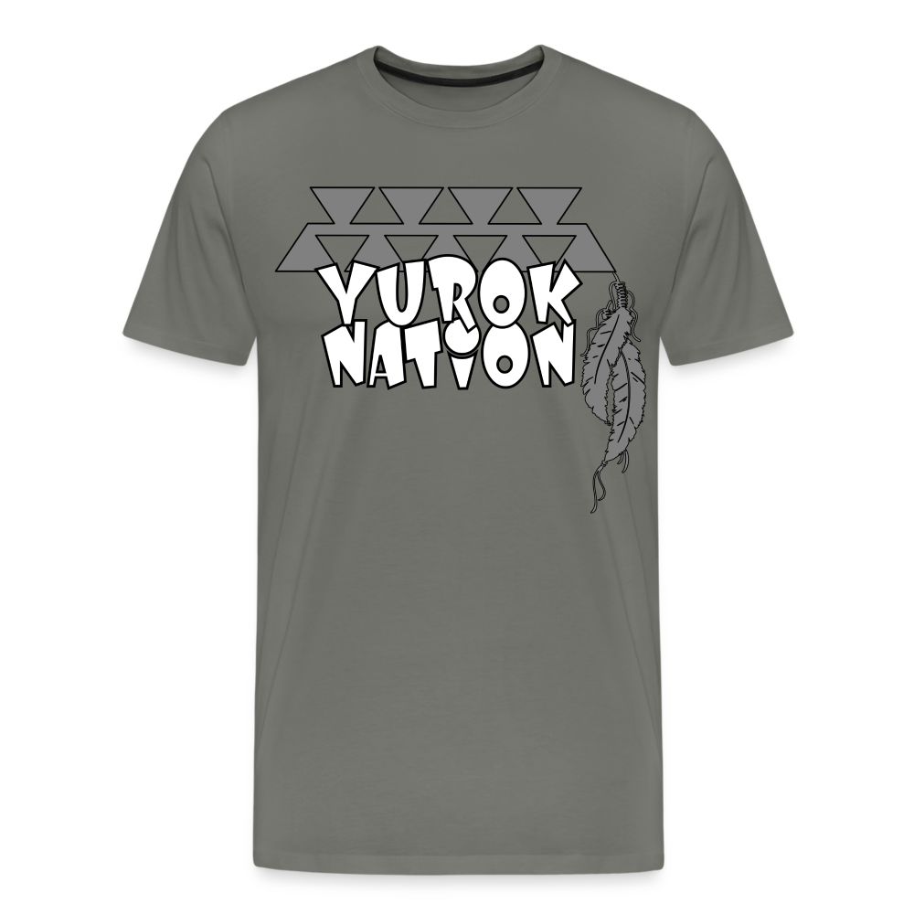 Yurok Nation LR Premium T-Shirt - asphalt gray