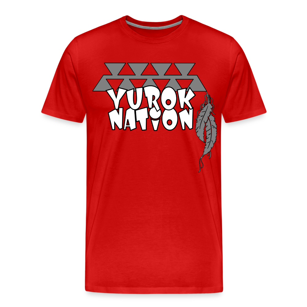 Yurok Nation LR Premium T-Shirt - red