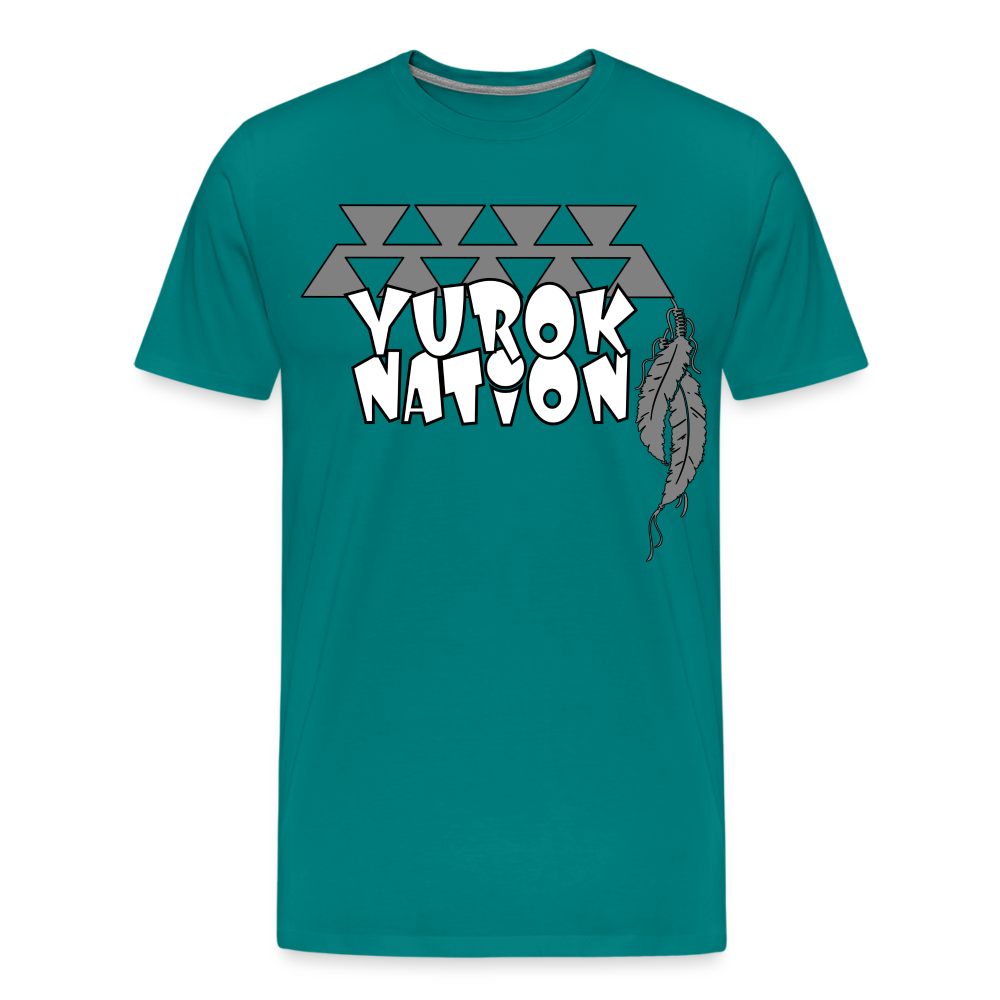 Yurok Nation LR Premium T-Shirt - teal