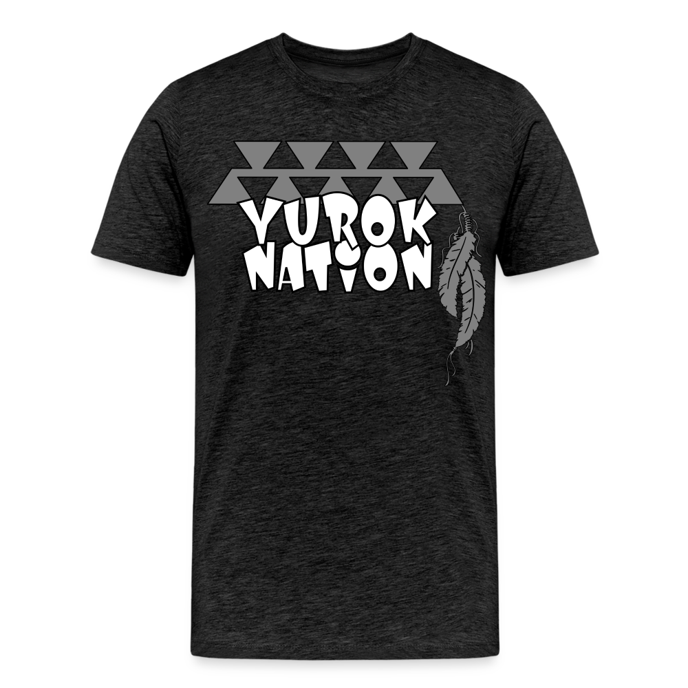 Yurok Nation LR Premium T-Shirt - charcoal grey