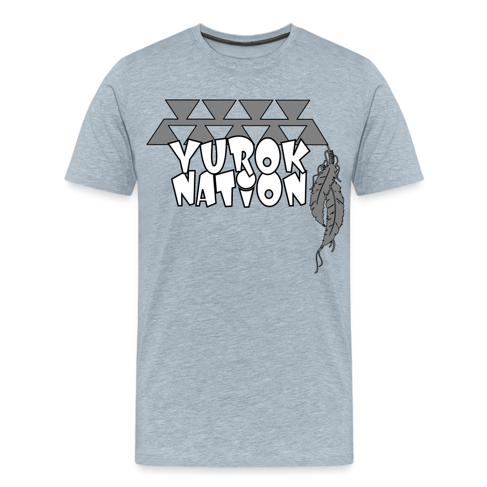 Yurok Nation LR Premium T-Shirt - heather ice blue