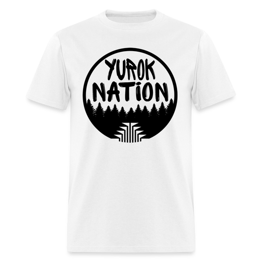 Yurok Nation Round Emblem Short-Sleeve T-Shirt - white