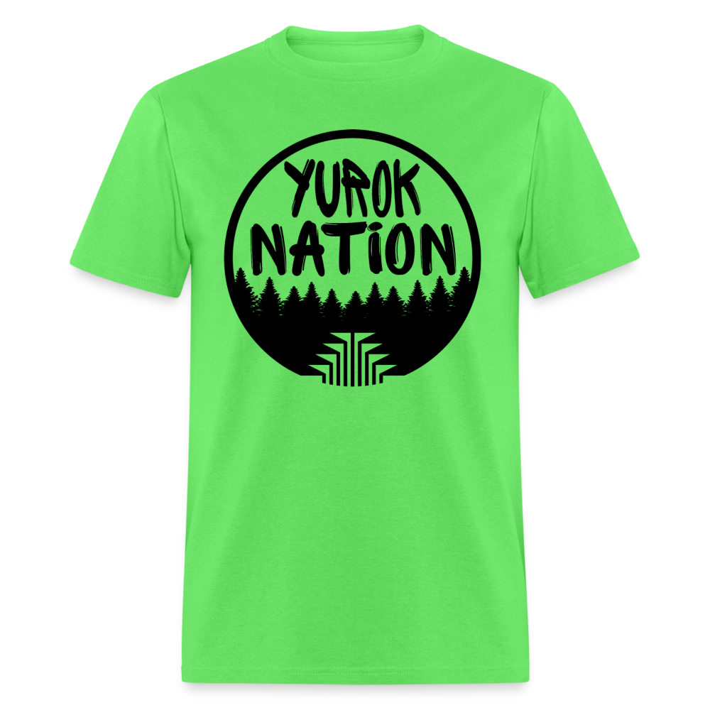 Yurok Nation Round Emblem Short-Sleeve T-Shirt - kiwi