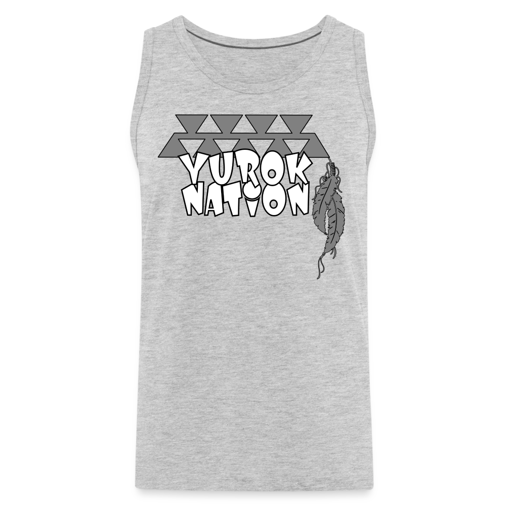 Yurok Nation Men’s Premium Tank - heather gray