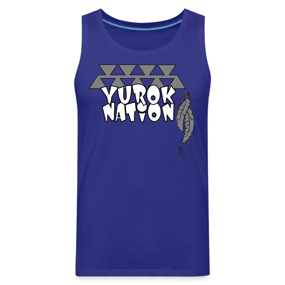 Yurok Nation Men’s Premium Tank - royal blue