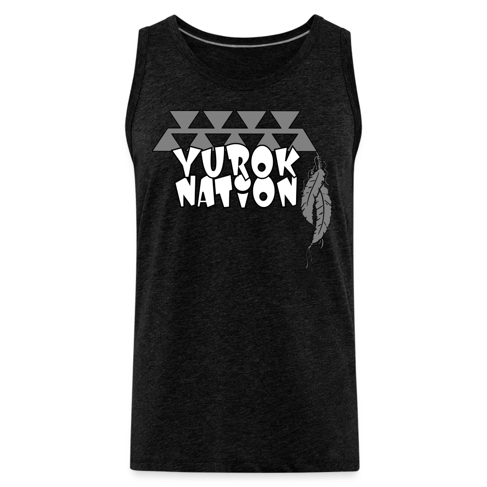 Yurok Nation Men’s Premium Tank - charcoal grey
