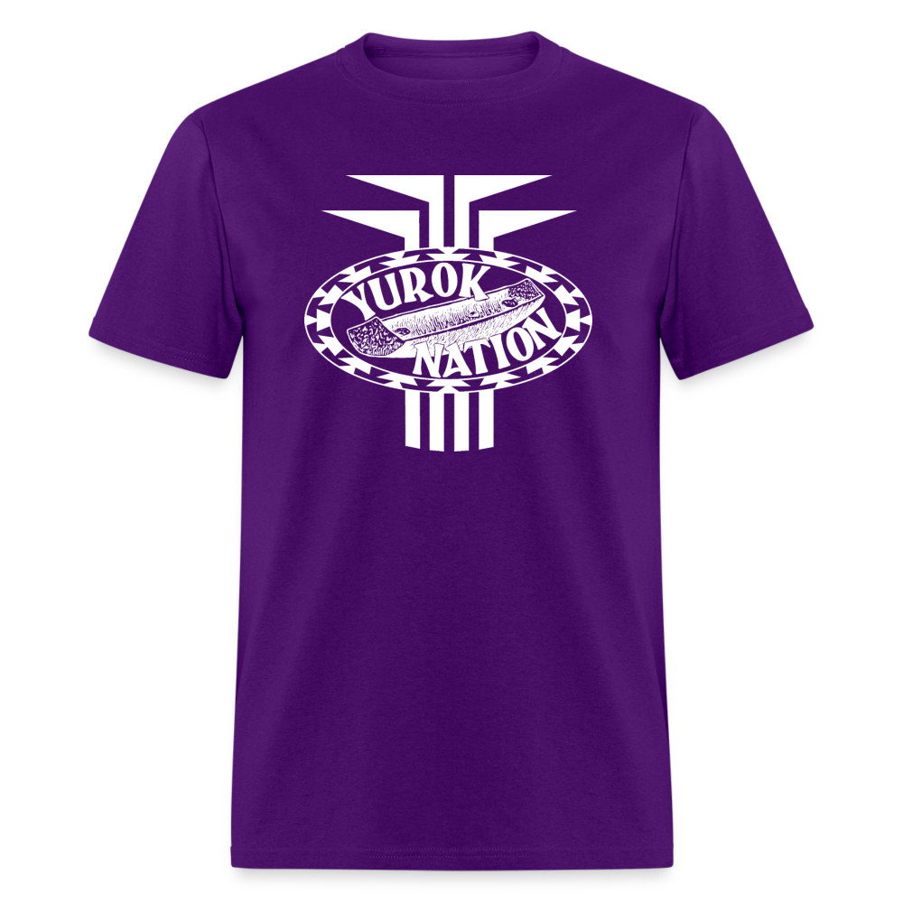 Yurok Nation Redwood Canoe Classic T-Shirt - purple