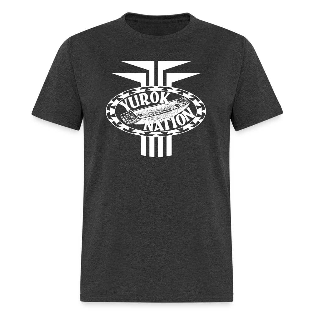 Yurok Nation Redwood Canoe Classic T-Shirt - heather black