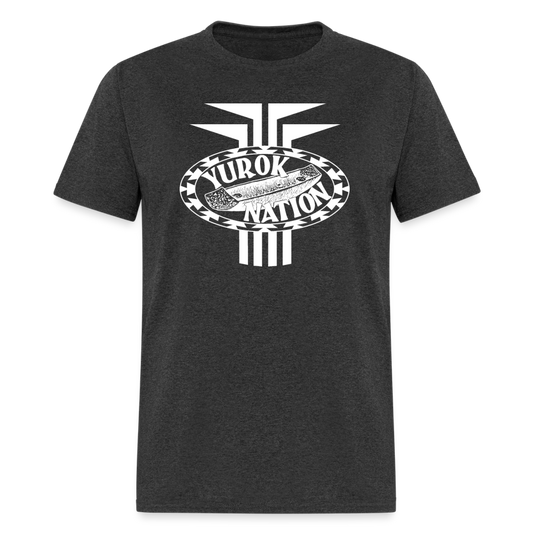 Yurok Nation Redwood Canoe Classic T-Shirt - heather black
