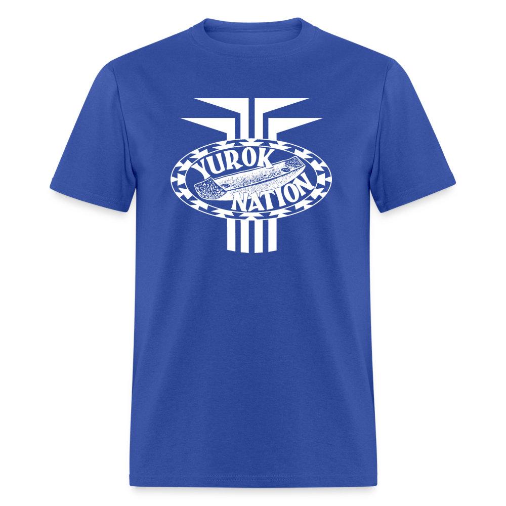 Yurok Nation Redwood Canoe Classic T-Shirt - royal blue