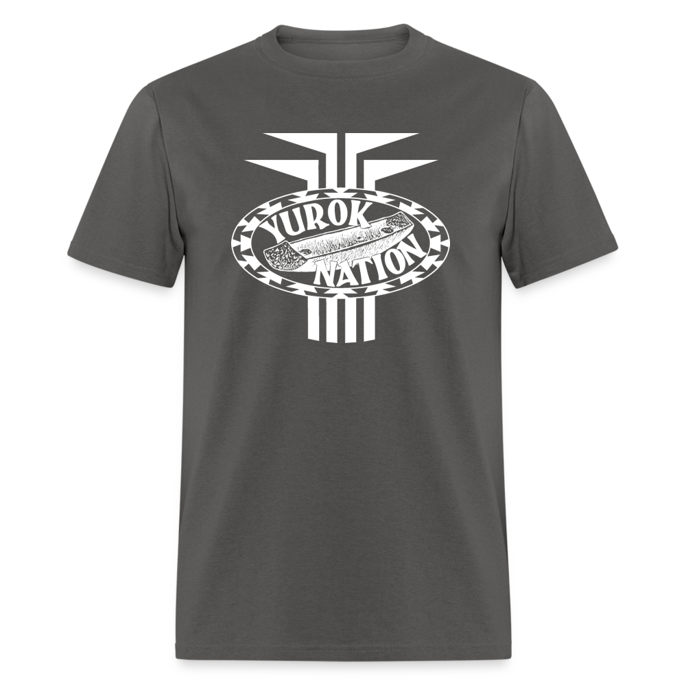 Yurok Nation Redwood Canoe Classic T-Shirt - charcoal