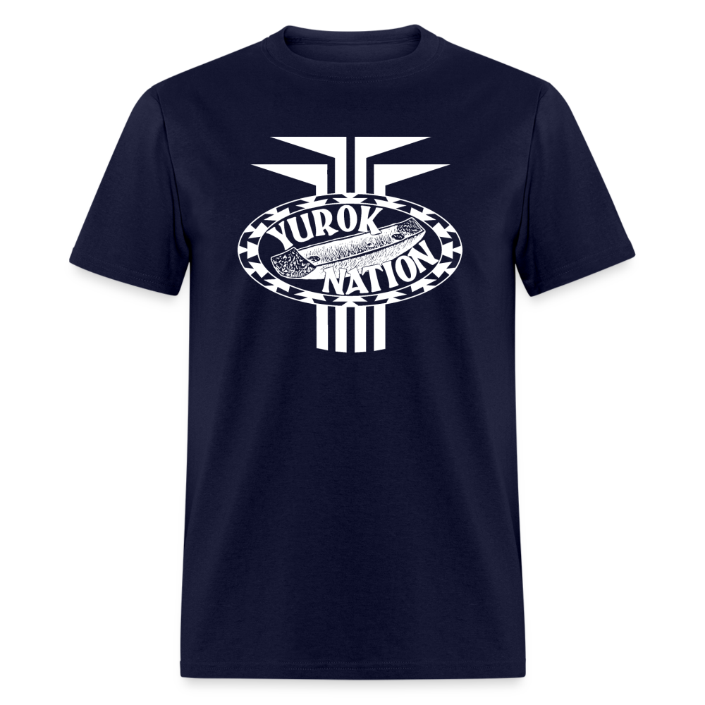 Yurok Nation Redwood Canoe Classic T-Shirt - navy