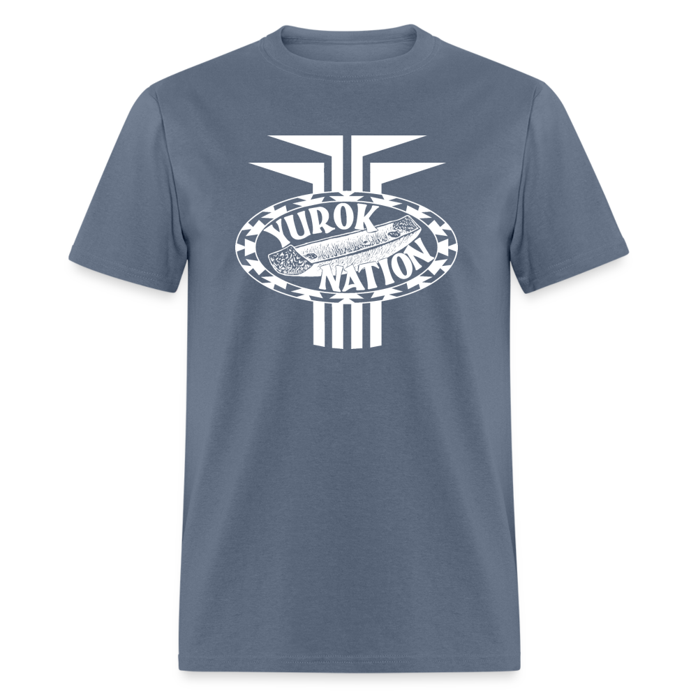 Yurok Nation Redwood Canoe Classic T-Shirt - denim