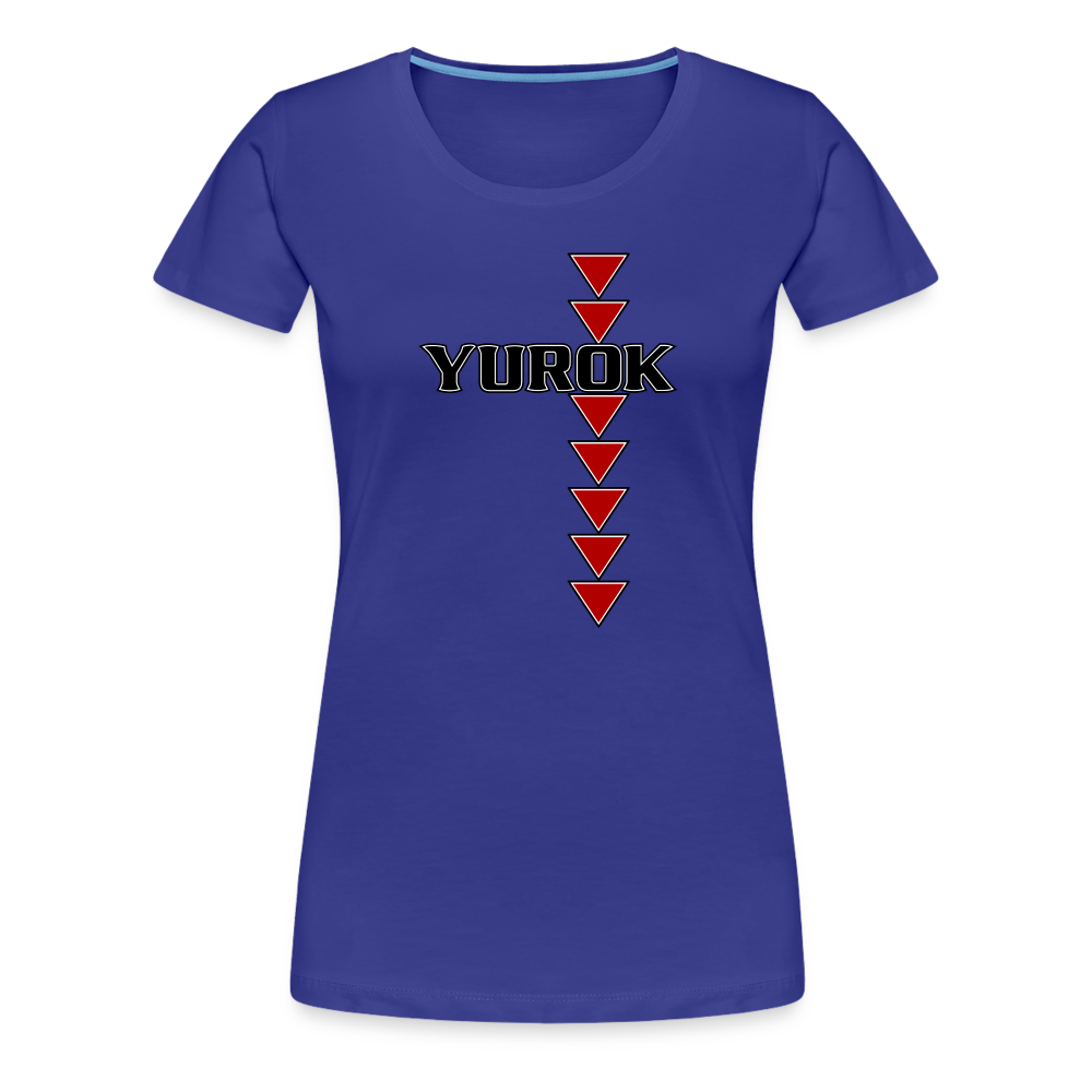 Yurok Sturgeon Back Women’s Premium T-Shirt - royal blue