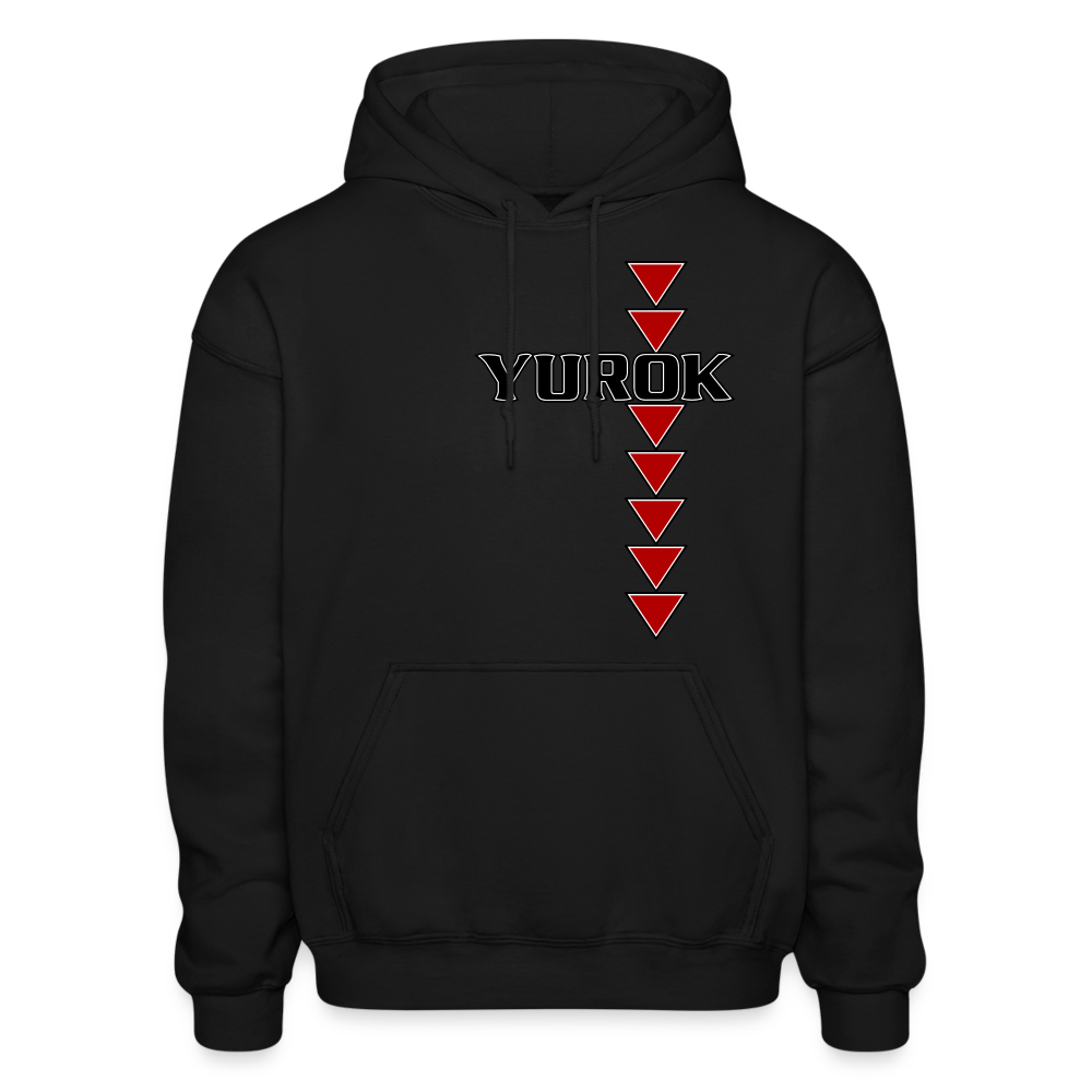 Yurok Sturgeon Gildan Heavy Blend Adult Hoodie - black