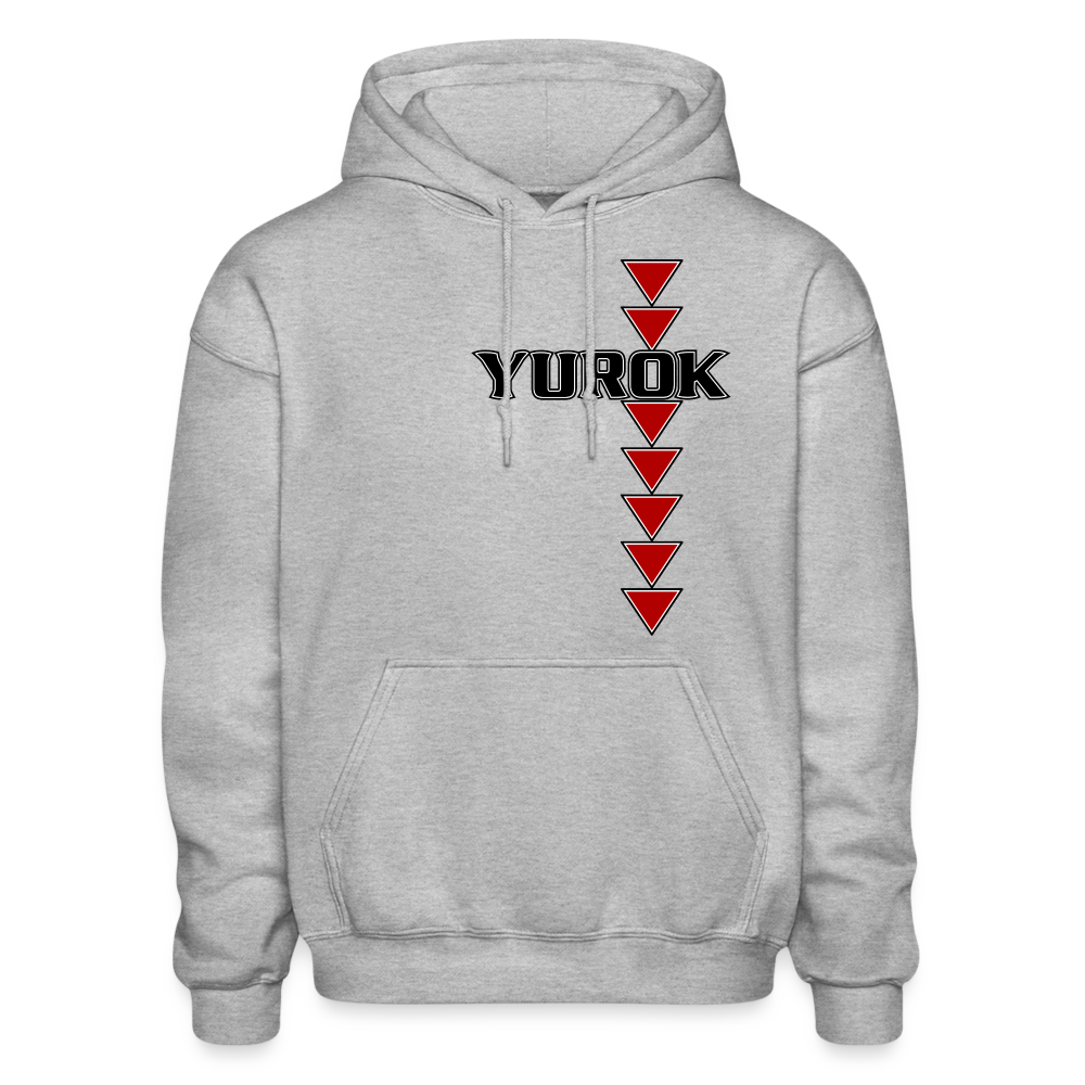 Yurok Sturgeon Gildan Heavy Blend Adult Hoodie - heather gray