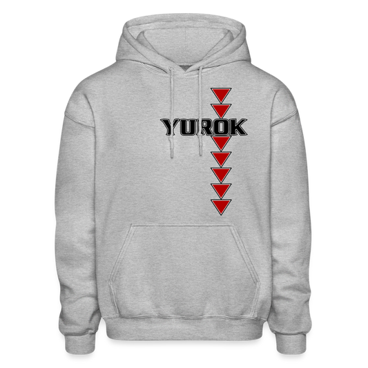 Yurok Sturgeon Gildan Heavy Blend Adult Hoodie - heather gray