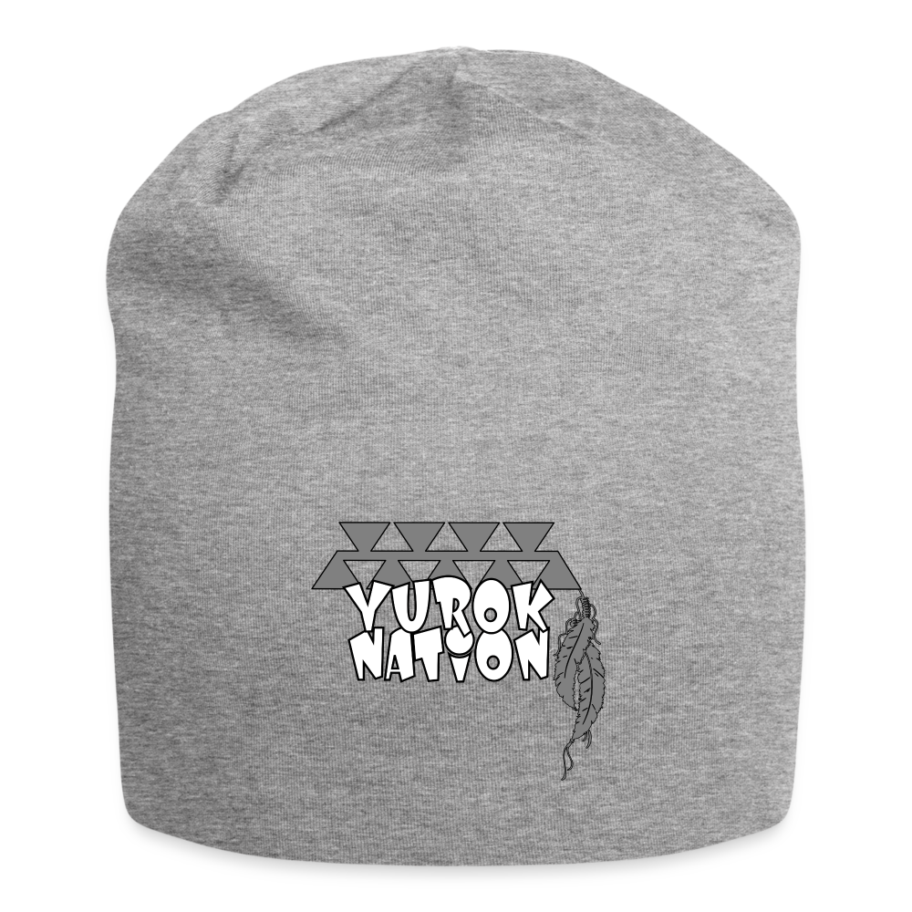 Yurok Nation LR Jersey Beanie - heather gray