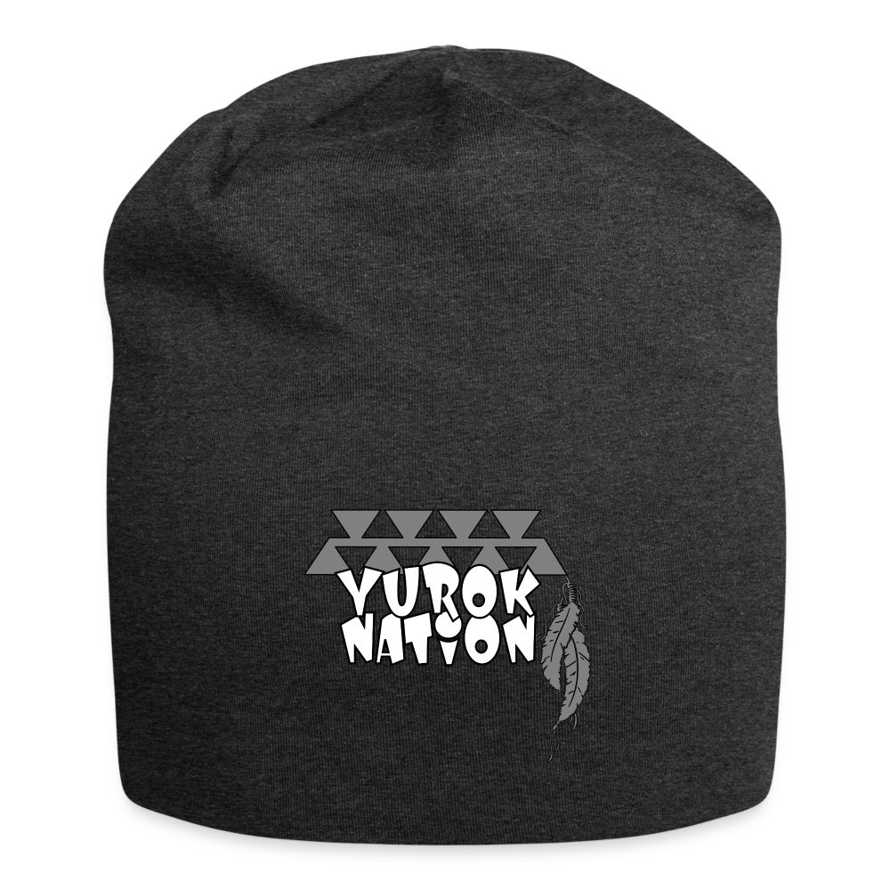Yurok Nation LR Jersey Beanie - charcoal grey