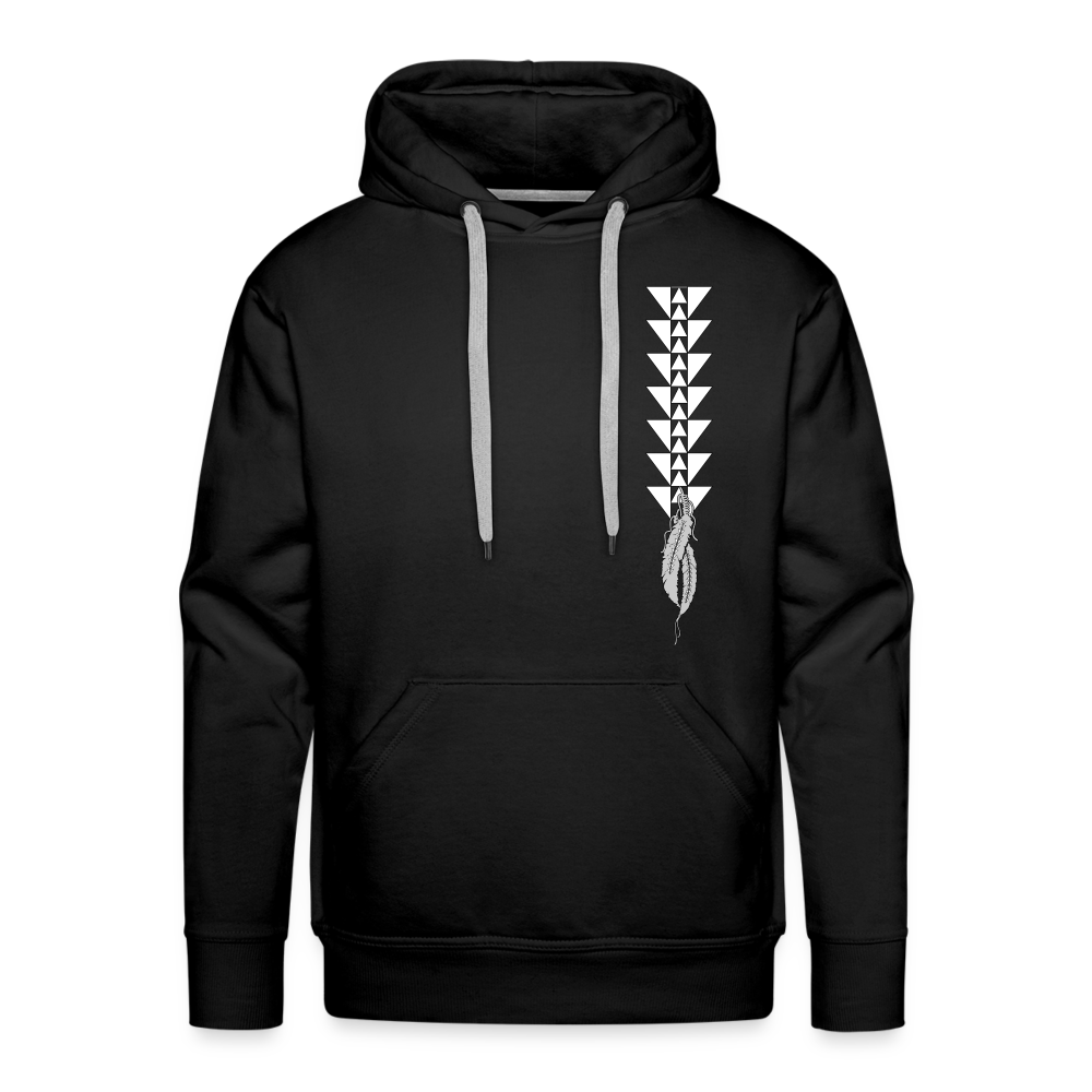 Native Raider Men’s Premium Hoodie - black