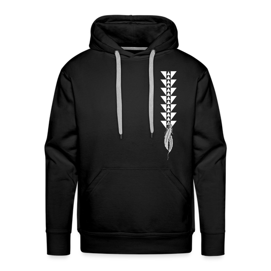 Native Raider Men’s Premium Hoodie - black