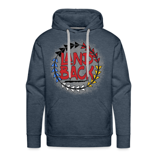 Men’s Premium Landback Hoodie - heather denim