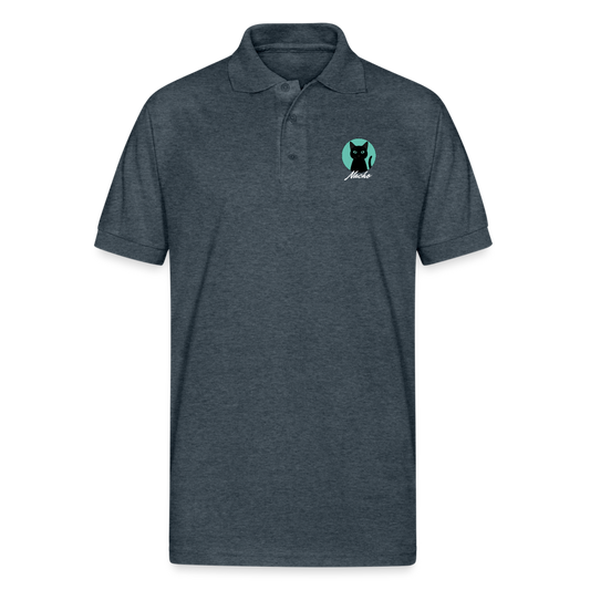 Nacho Gildan Unisex 50/50 Jersey Polo - deep heather