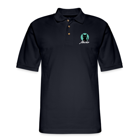 Nacho Men's Pique Polo Shirt - midnight navy