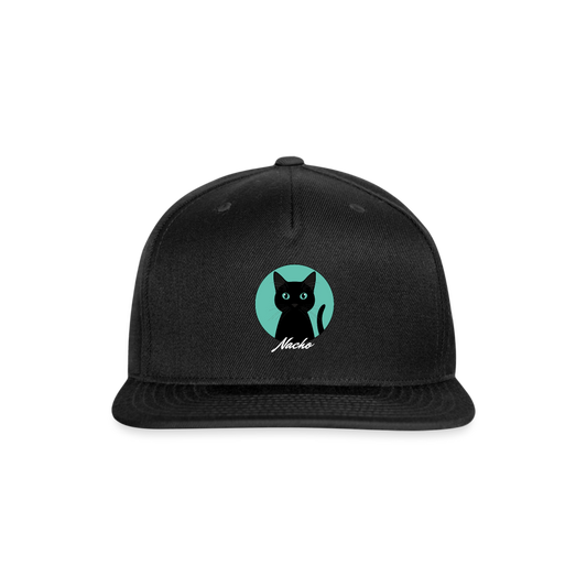Nacho Snapback Baseball Cap - black