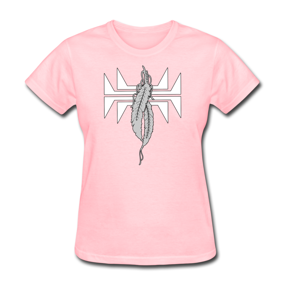 Sturgeon Feathers Women's T-Shirt - pink