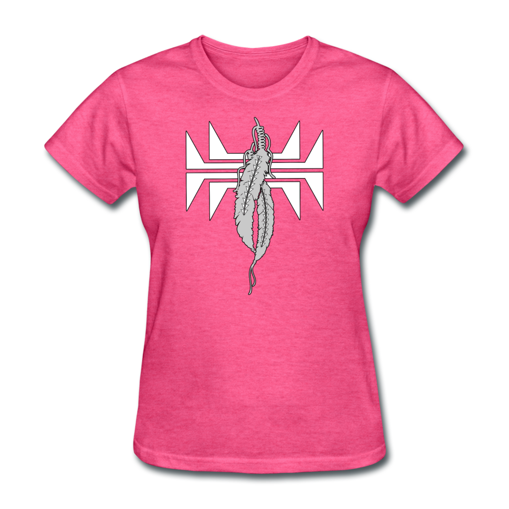 Sturgeon Feathers Women's T-Shirt - heather pink